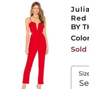 By the Way Red Cutout Jumpsuit